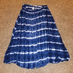 NWOT Merona tie dye maxi skirt